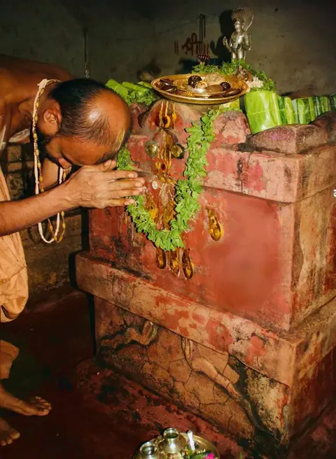Devotees gathered at the JGRST Mutt, Hyderabad